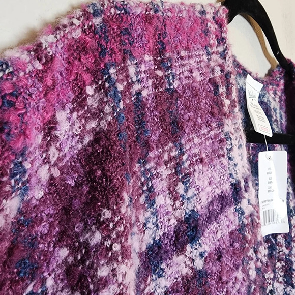 NWT Woolrich Purple Blanket Wrap. Soft and Cozy. One Size. - Picture 2 of 16